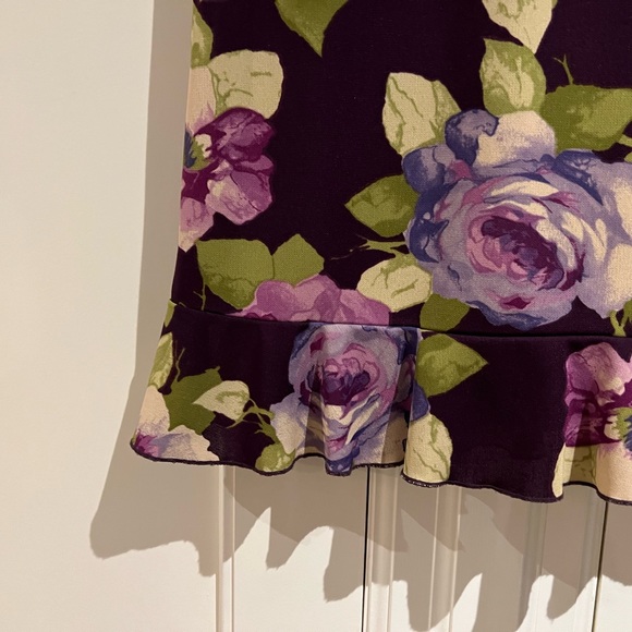 Vintage Floral Print Dress, Size S - Picture 6 of 10